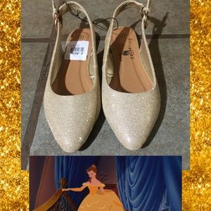Golden Opportunity—Disneybound Belle Shoes